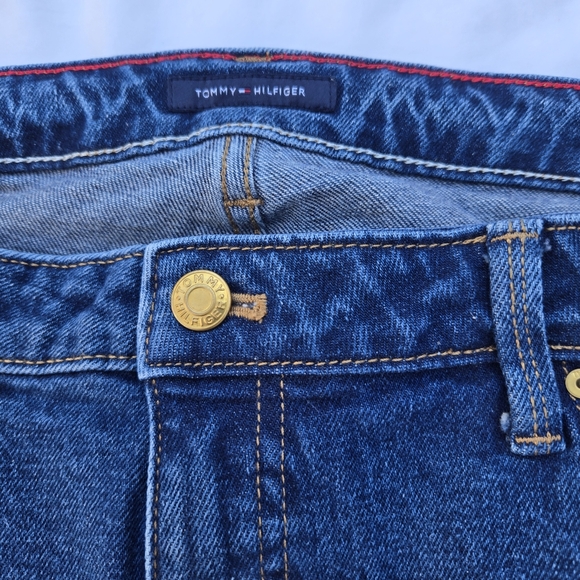 Tommy Hilfiger women's denim bootcut jeans size 16 slimming panels flattering - Picture 3 of 16